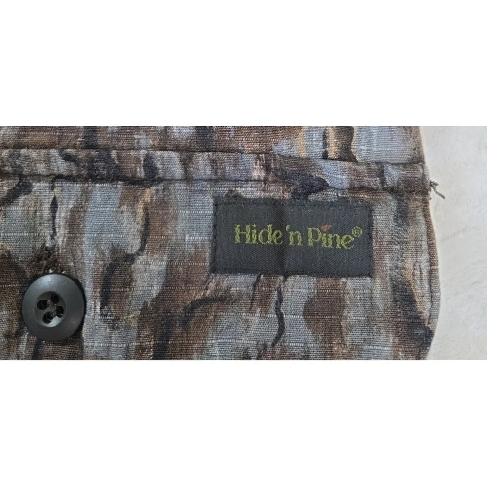 Vintage Liberty Hide N Pine Camouflage Zip Up Jacket‎ Size L